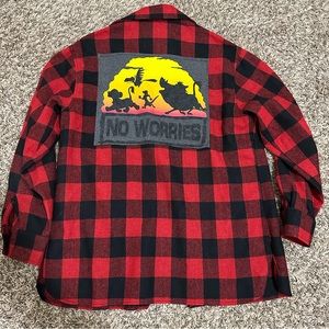 Vintage Lion King Flannel